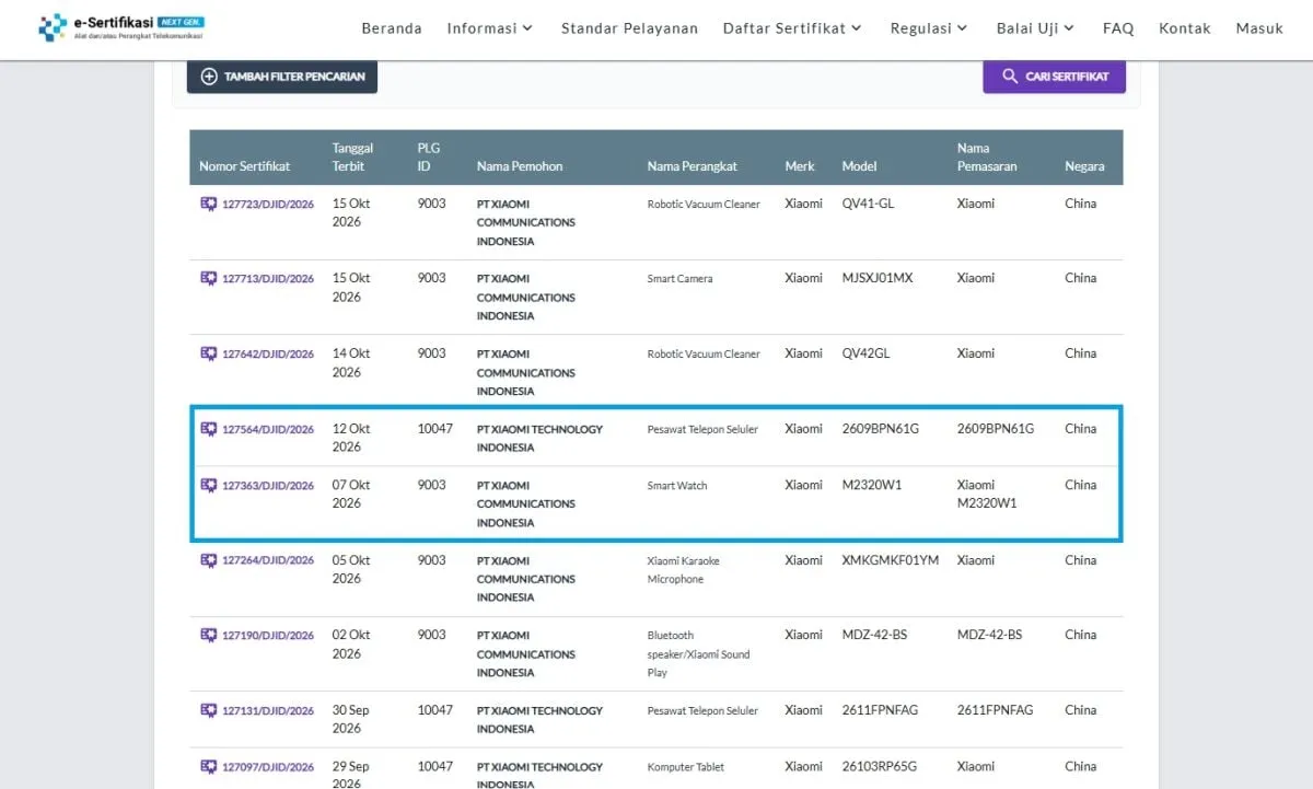 Sertifikasi Postel Komdigi Untuk Xiaomi 18 Pro.webp (43 KB)