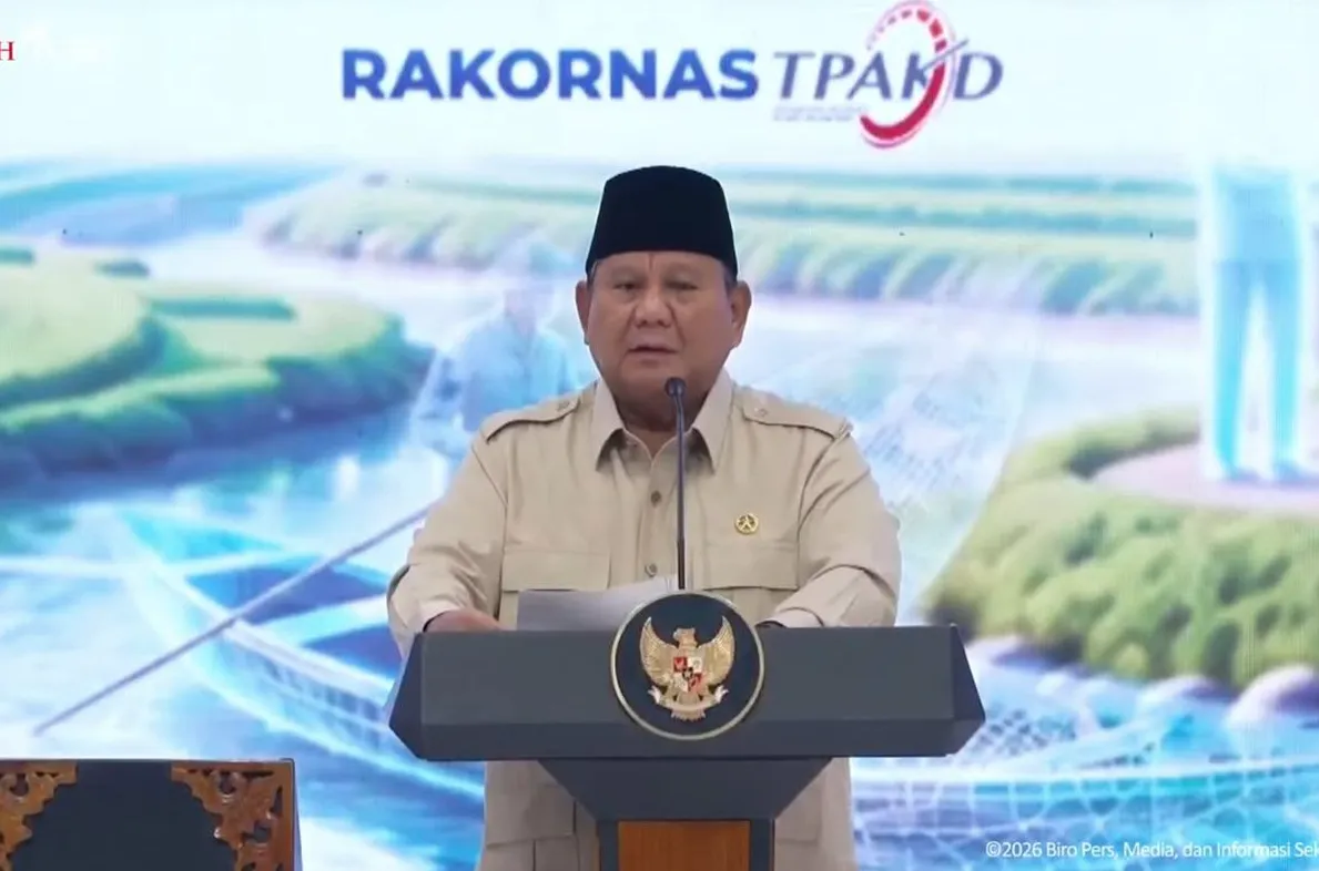 Presiden Prabowo Subianto Rakornas TPAKD 2026