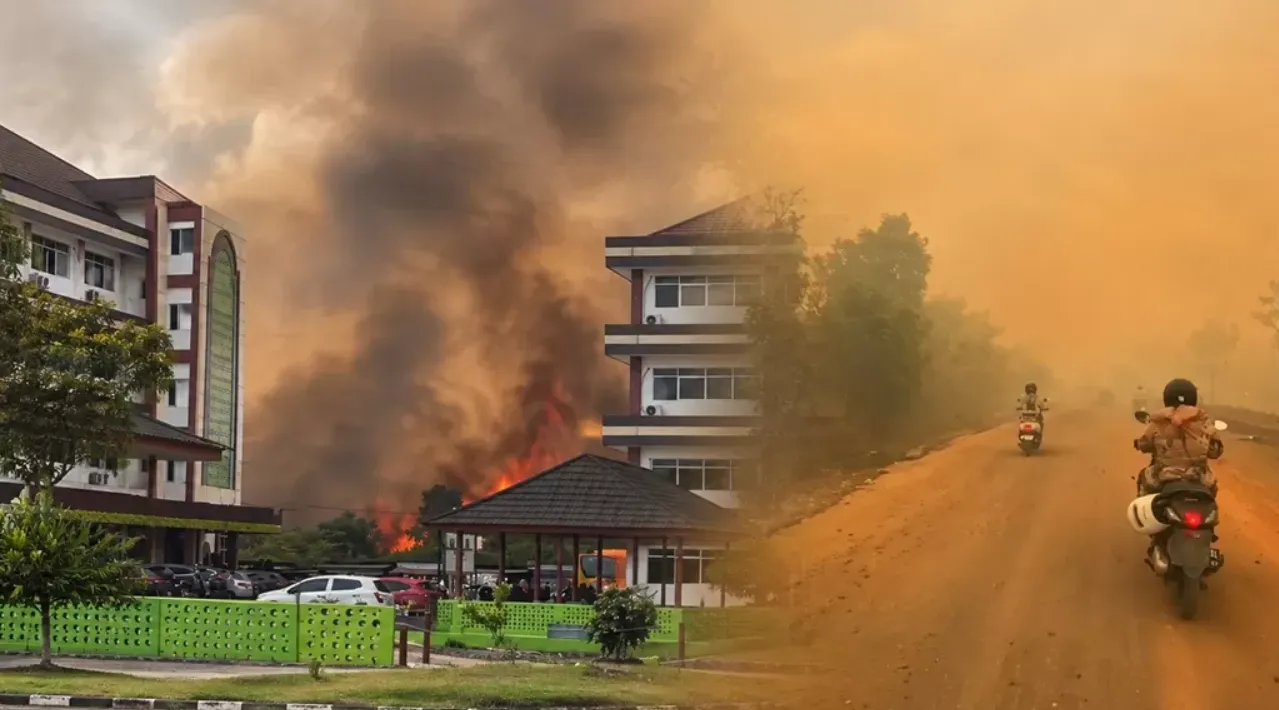 Karhutla Kalimantan Selatan Kepung Kampus, Warga Berjuang