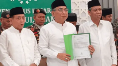 Islah PBNU Tercapai di Lirboyo, Gus Yahya dan Rais Aam Sepakat Gelar Muktamar ke-35 NU