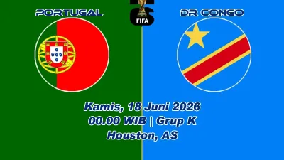 Prediksi Portugal vs DR Congo, Adu Kualitas di Grup K
