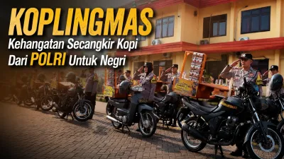 KOPLING Polri, Ngopi Bareng Warga Sambil Serap Keluhan Kamtibmas