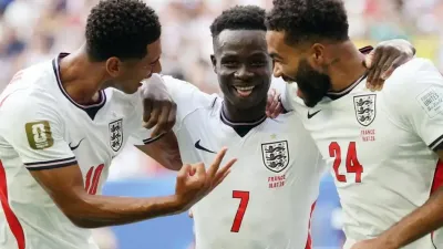 Inggris Raih Perunggu, Saka Cetak Hat-trick ke Prancis