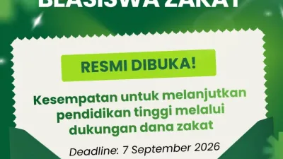 Kuota Beasiswa Zakat 2026 Kemenag Naik Jadi 300 Mahasiswa