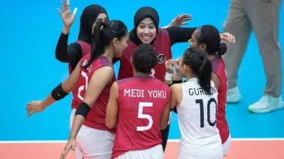 Timnas Voli Putri Indonesia Menang 3-0 atas Vietnam