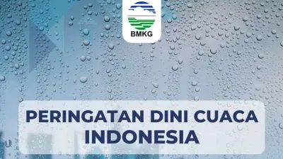 Prakiraan Cuaca BMKG: Warga 4 Wilayah Waspada Hujan Lebat