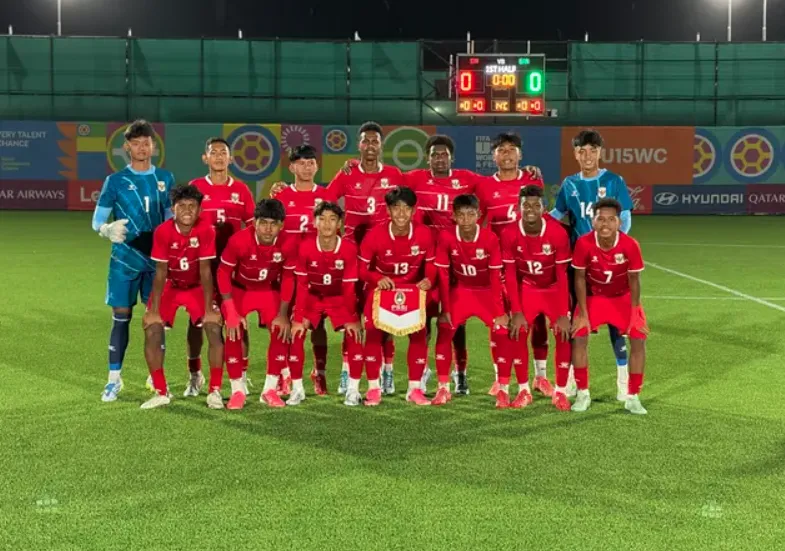 Timnas U-15 Indonesia vs Luksemburg