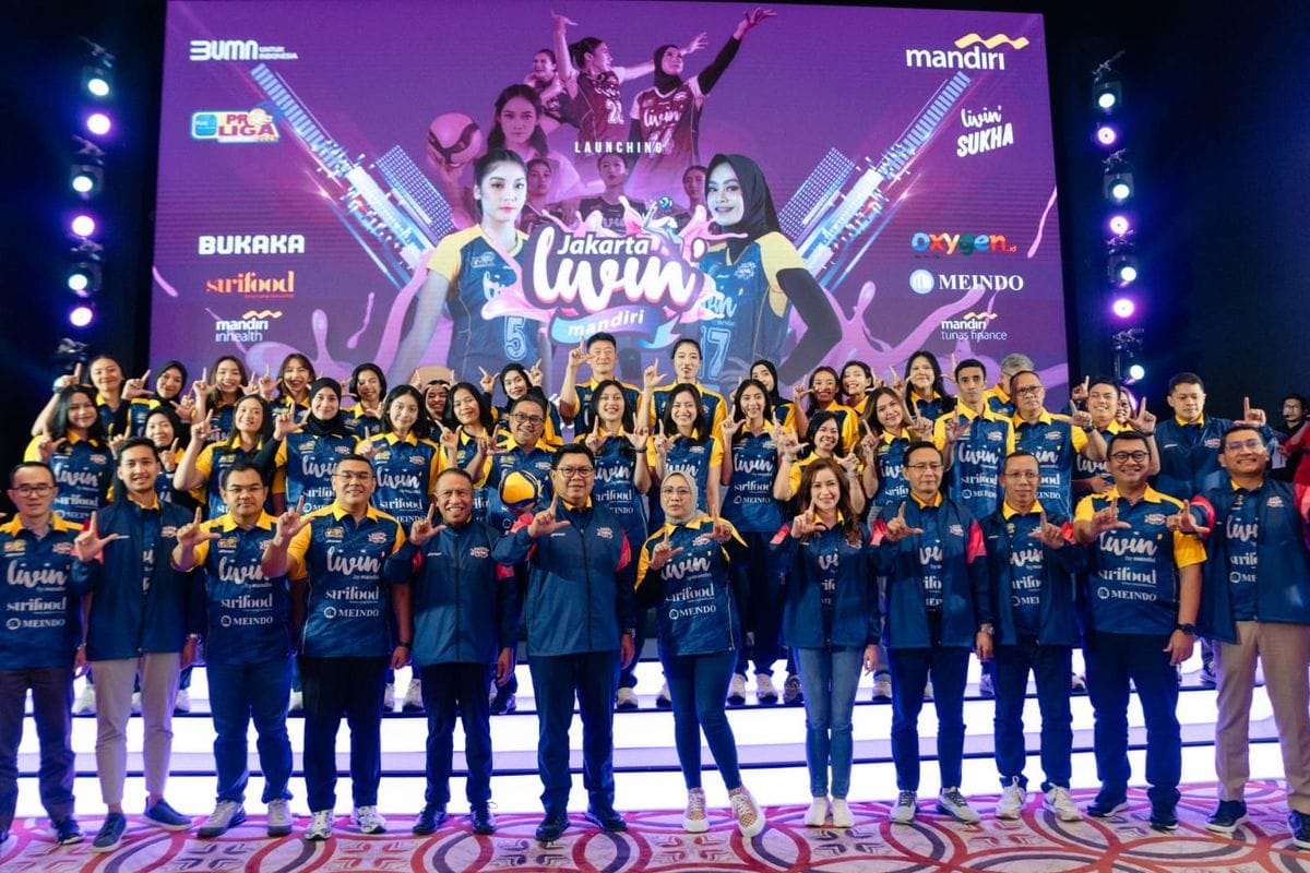 Tim Voli Putri Jakarta Livin' by Mandiri