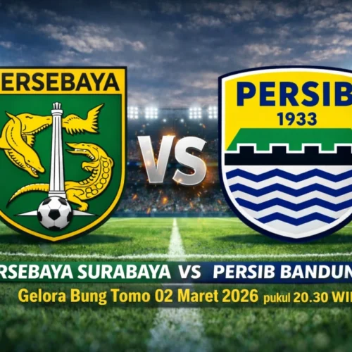Persebaya VS Persib Panaskan Pekan Krusial