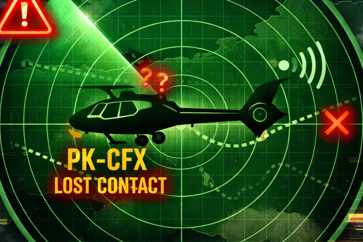 helikopter hilang Sekadau PK-CFX
