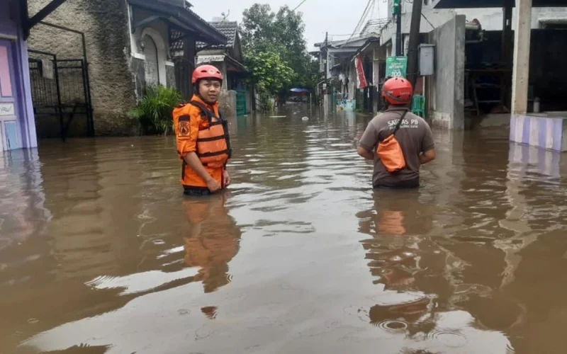 Banjir Tangerang Selatan Rendam 16 Titik, Air Mulai Surut