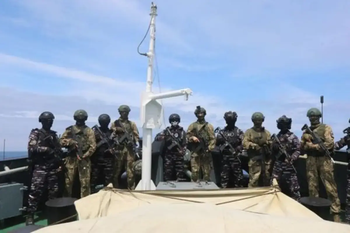 Latihan TNI AL dan Rusia