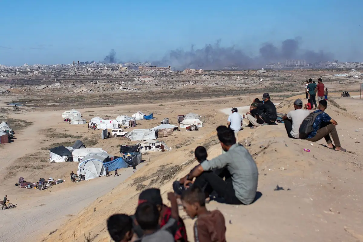 rencana pos militer Israel di Gaza