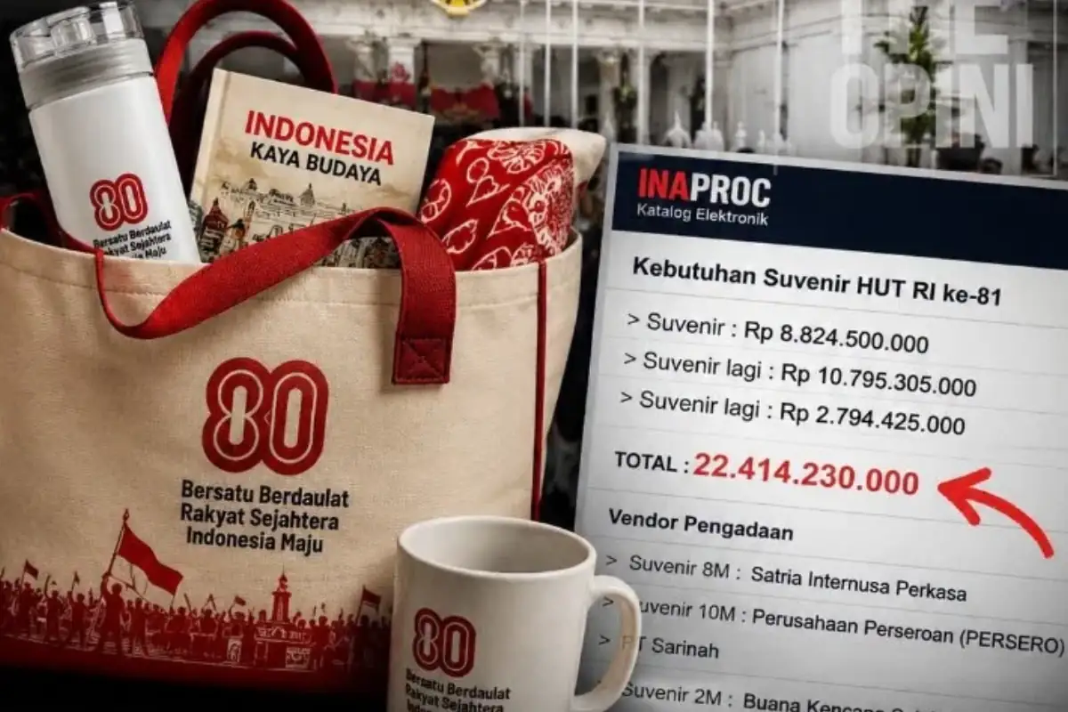 anggaran suvenir HUT BI, sinar jiwa